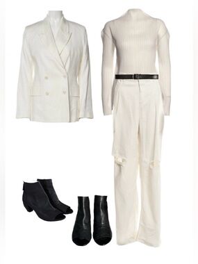 MARSELL✨gorgeous black peep toe, ankle boots • orig.$1079.